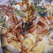 Umberto Boccioni Elasticity oil on canvas